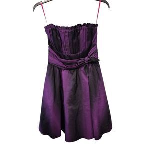 Betsey Johnson | Dresses | Betsy Johnson Cream And Black Lace Sleeveless  Velvet Bow Hoco Dress 6 | Poshmark